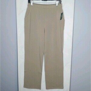 New LL BEAN Perfect Fit Women's Pull On Pants Ledge Sz S Regular Pockets Stretch
